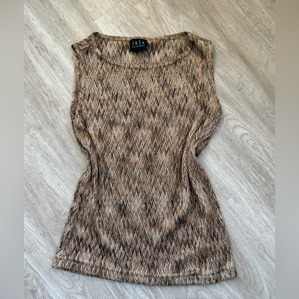 JKIA California Zigzag Pattern Vest